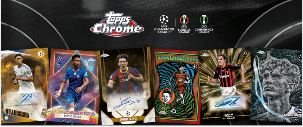 Topps Chrome UEFA Club Competitions 2025-26 : Une édition incontournable
